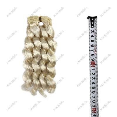 China Reborn Mohair Doll Wigs Accessories 100% Hair DIY TOY Premium Curly New Doll Pure Wig Doll Wigs for sale