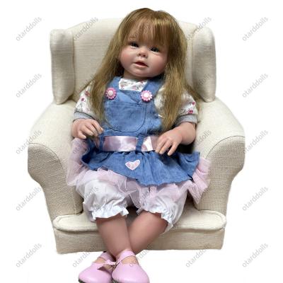 China Soft Toy Lovely 20 Inch Standing Smiling Baby Dolls Soft Vinyl Reborn Baby Dolls for sale