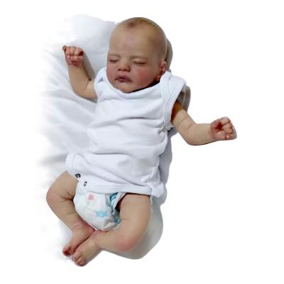 China 18 Inch Vinyl Silicone Doll Realistic Newborn Soft Sleeping Soft Toy Bebe for sale