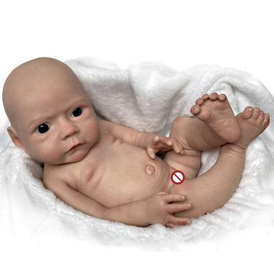 China Soft Toy 18 Inch Full Body Silicone Doll Reborn Doll Kits DIY Painted or Unpainted Handmade Baby - Doll for sale