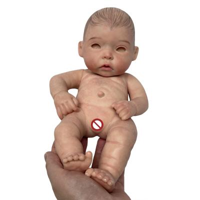 China Toy Wholesale Soft 10 Inch Full Body Silicone Reborn Doll Kits DIY Painted or Unpainted Handmade Bebe Newborn Doll for sale