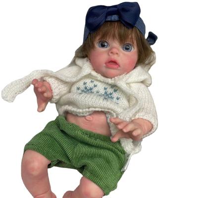 China Full Body Soft Silicone Toy 30cm Elf Reborn Baby - Realistic Handmade Bebe Reborn For Children Doll Gift for sale