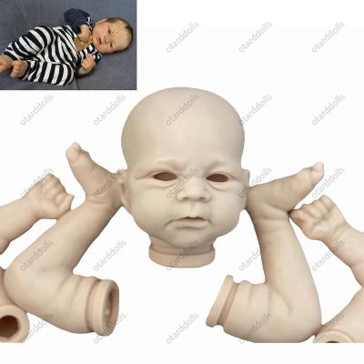 China Soft Blank Vinyl Toy 20Inch Reborn Doll Kits Bebe Newborn Unpainted Parts DIY Accessories for sale