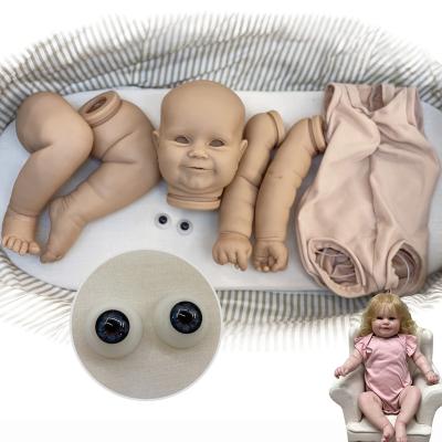 China Soft Toy 24 Inches Beautiful Vinyl DIY Ready Unpainted Bebe Reborn Maddie Silicone Reborn Doll Kits Soft Toys for sale