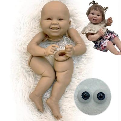 China Soft Toy Soft Vinyl Bebe Newborn Doll Kits Handmade Silicone 20 Inch Unpainted Reborn Doll Kits for sale