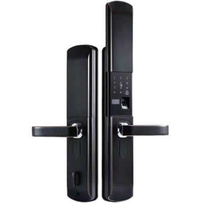 China Smart Door Lock TUYA Digital Door Lock TUYA Digital Code Fingerprint Entry Keyless Smart Lock Multifunction Smart Door Lock With Handle for sale