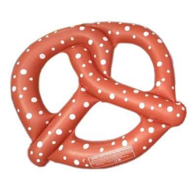 China Factory Custom High Quality PVC Bread Appearance PVC Inflatable Air Ring Floating Toy for sale