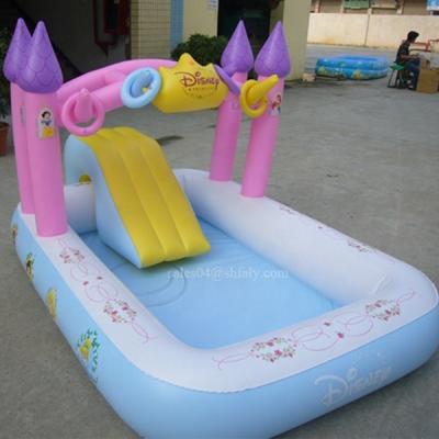 China Easy install & clear & Carry High Quality Custom Water Slide Outdoor Children's Inflatable Playground Pool for sale