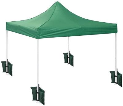 China Oxford Green Single Weight Sand Bag + PU Weight Liner Bag For Outdoor Pop Up Pop Up Canopy Tent Gazebo Shelter for sale