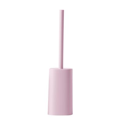 China House Kitchen Toilet Brush And Holder Silicone Bristle Toilet Bowl Brushes With Lid Bathroom Cleaning Kit for sale