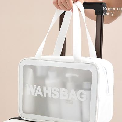 China Travel Storage Toiletry Bag Transparent Makeup Bags Set Waterproof Wash Bag for sale