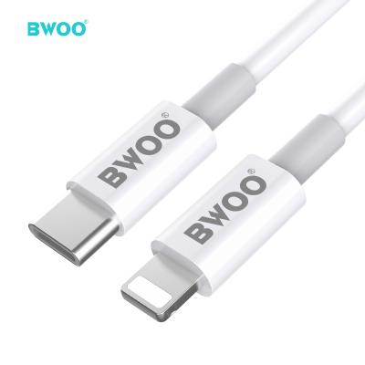 China Wholesale Speed ​​BWOO band material palladium 20w fast charging type usb c cable for iphone usb c charger fast charging cable for sale