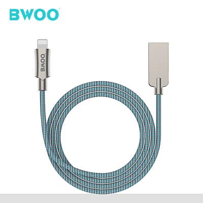 China New Fashional Mobile Phone BWOO Nylon Braided Strong USB Cable USB 3.0 USB Date Fullspeed Charging Cable for sale