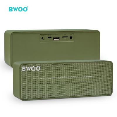 China BWOO Factory Price Good Quality Mini Tooth Blue Outdoor Speaker Car Wireless High Fidelity Sound Speaker for sale