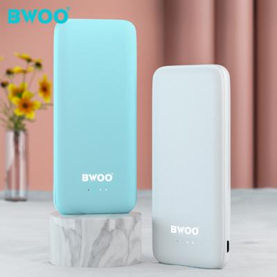 China BWOO Travel Power Bank 5000mAh Mini Portable High End Portable Ultra Thin Portable Charger Branded Power Banks for sale