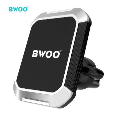 China BWOO New Arrived Adjustable Car Mobile Phone Holder abs+pu Material Magnetic Air Vent Cell Phone Holder for sale