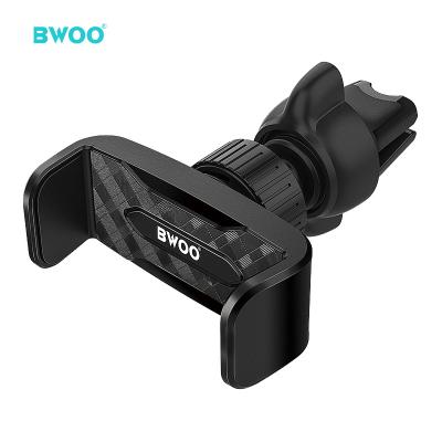 China Wholesale Adjustable Minimalist Adjustable ABS Material Car Styling Mobile Phone Holder BWOO Car Duct Phone Holder for sale