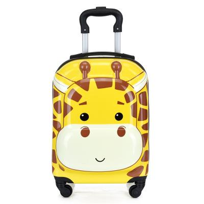 China School\Travel\etc Kids Wheel Trolley Hot Selling Universal Long Distance Case 18 inch cute cartoon suitcase for boys and girls for sale