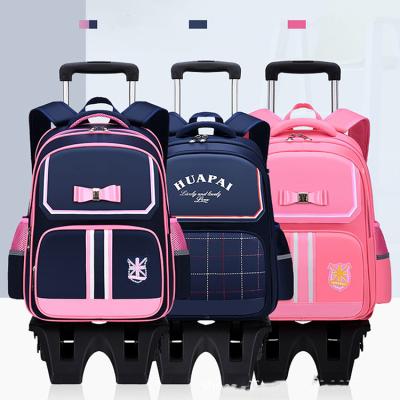 China Waterproof Custom Backpack School Bags Student Backpack Trolley School Bag for sale