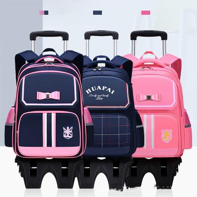 China Waterproof Student Bags Satchel Student Backpack School Bags For Teenagers Children Trolley School Bag for sale