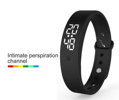 China One Alarm LED Square Touch Screen Silicone Watch Digital Wrist Watch Women Elastic Band for sale