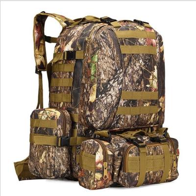 China Waterproof ZH 55L Large Camo Men Mochila Gym Bag  Training Fitness Crossfit Hunting Backpack Tactical Backpack for sale