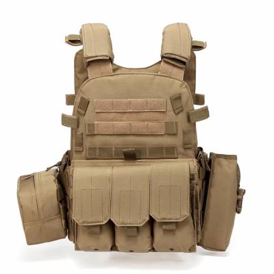 China Secret Service ZH Combat Assault Plate Carrier Black Custom Molle Tactical Vest for sale