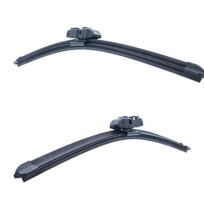 China Metal + Rubber Appearance Fashionable Frameless Soft Windshield Wiper Blade Boneless Car Windshield Wipers for sale