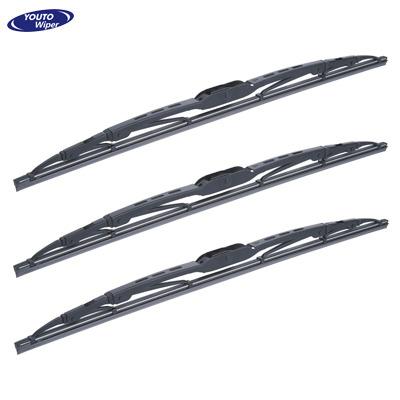 China Universal Natural Rubber Metal Windscreen Wiper 1.2mm Thickness Frame For Japan Cars for sale