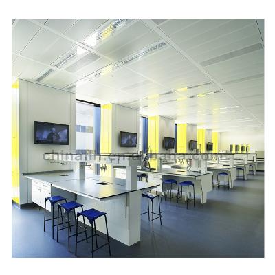 China Resistant To Scratch 2021 Hpl Compact Laminate Chemical Resistant Same Thick Lab Table Tops for sale