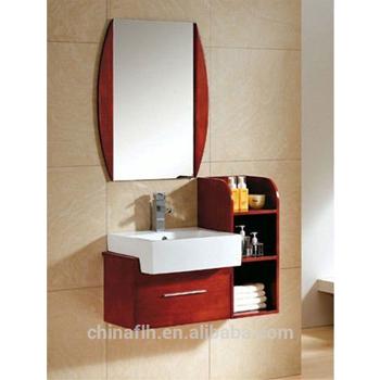 China Resistant To Scratch Bathroom Furniture Hpl Wash Basin Cabinet Design for sale