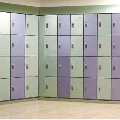 China Fireproof Luggage Storage Locker Hpl Compact Laminate Locker For Cloakroom for sale