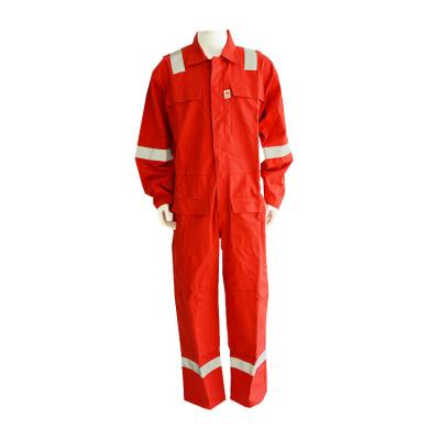 China NFPA 2112 UL Cotton Anti-Static FR Flame Retardant Resistant Welding Coverall Uniform Clothing for sale