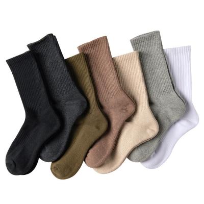 China QUICK DRY wholesale top quality combed cotton winter warm socks comfortable deodorant thickened men's terry crew socks for man for sale