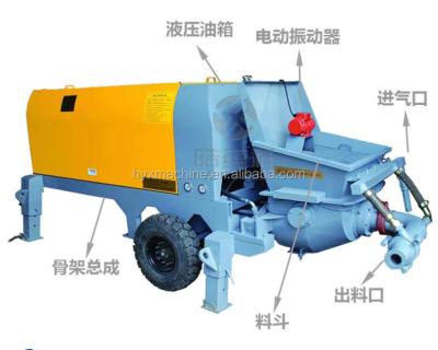 China 8m3/h Concrete Portable Small Wet Concrete Spray Gun Shotcrete Spray Machine for sale