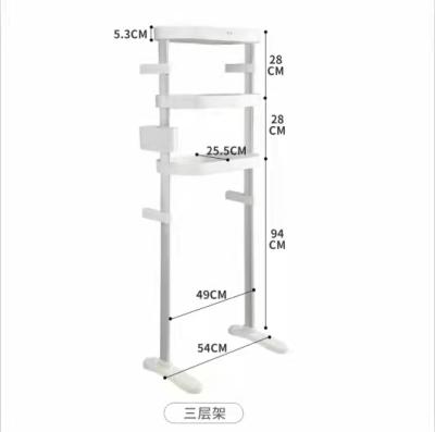 China PINPINFAMILY Wholesale Viable Space Saving Organizer Bathroom Shelving Unit Over The Toilet Storage Rack for sale