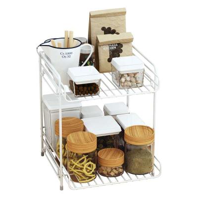 China Pinpinfamily viable the latest creative multifunctional metal kitchen storage detachable folding rack for sale