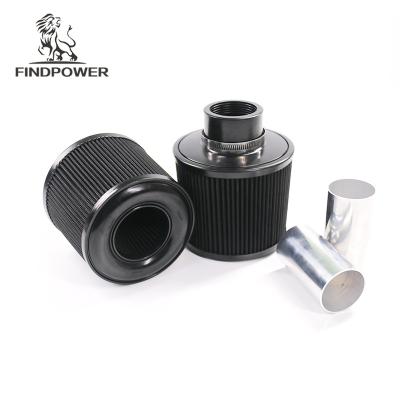 China Custom Universal High Intake System Cold Air Flow Dual Cone Main Air Filter Car Cone Filters Customizable for sale