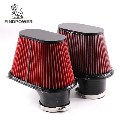 China Auto Air Filter Air Power Intake Bellows Filter Car Cold Air Intake Cleaner Accessories Customizable for sale