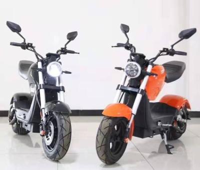 China 2020 new citycoco fat wheel 2seats unisex electric motorcycle 60V 1500W brushless motor YKW-H7 for sale