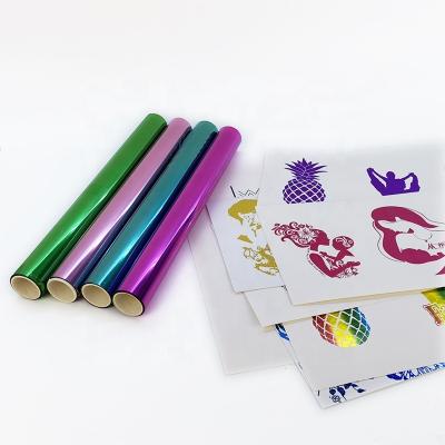 China DIY PET Reactive Wedding Cards Toner Foil Lamination Transfer Foil Film Minc Foil for sale