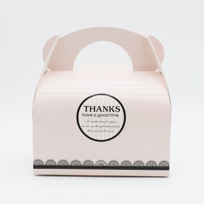 China Recycled Materials Cookie Bag Sweet Cake Box For Bakery Use for sale