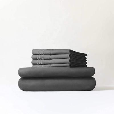 China Anti-Static Deep Pocket Sheet Set Pillowcase Set of 4, 1800 Super Soft and Comfortable, Wrinkle, Sheet and Pillowcase Sets for sale