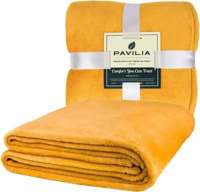 China Plain Flara Blankets Throws Custom Label / SEDEX Audit Nordic Style Throw Blanket Tiles BSCI Factory for sale