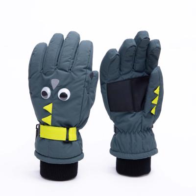 China Hot Selling Waterpoof Fashion Ski Gloves Kids Winter Children Warm Gloves For Outdoor Snowing for sale