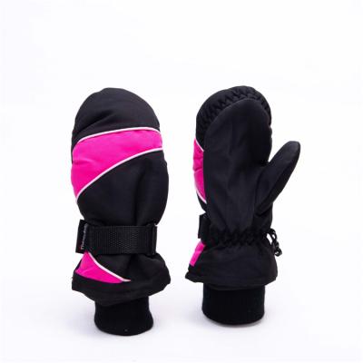 China Child China Supplier Leather Gloves Winter Children Waterproof Thick Mitten for sale