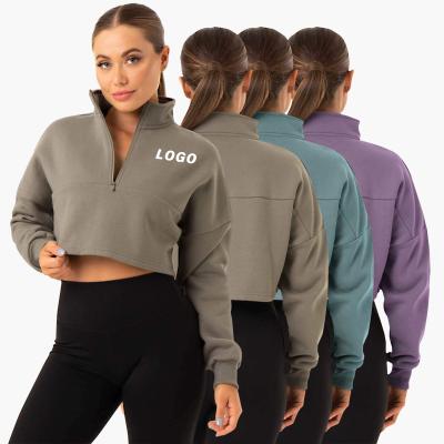 China Custom Women's Hoodies Pullover Hoodies Sweatshirts Anti-Wrinkle Women Sheath Long Women's Hoodies Crop Top for sale