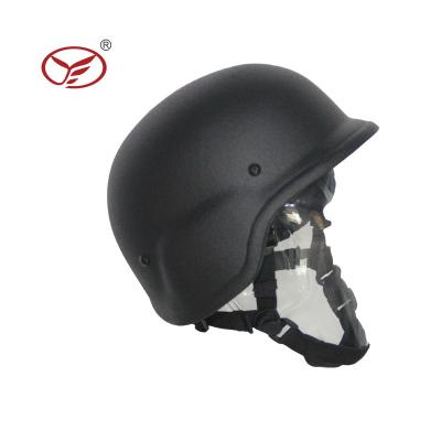 China NIJ Standard 0106.01 Guide Rail, Cap Sleeve PASGT Bulletproof Helmet for sale