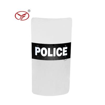 China Protective Body Shield PE Material 3.5 Mm Thickness Self Defense Anti Riot Shield Anti Strike Absorption Acid Riot Shield for sale