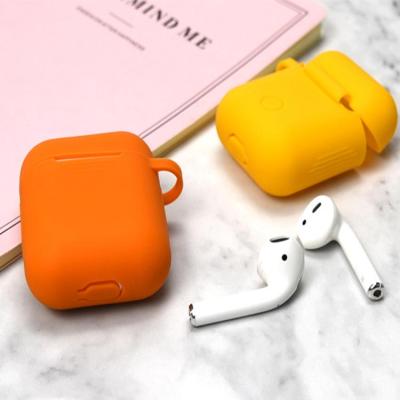 China Protective Earphone Case Anti-Slip Dustproof Shockproof Portable Protective High Quality Silicone Eco-Friendly For AirPods 2 3 for sale